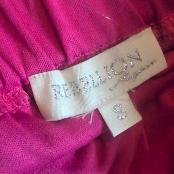 Rebellion Fuchsia Knit Skirt And Top Set - Picture 5 of 8